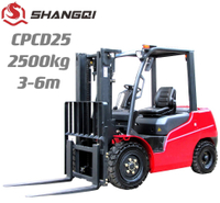 CPCD25 (certifié EPA + chariot élévateur diesel + poids de levage ： 2,5 tonnes + mât en option)