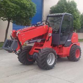 Chargeuse à roues à flèche télescopique pour équipement de construction de 0,8 tonne avec accessoires